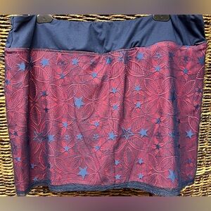 Adidas Blue USA Golf Apparel- Womens Large, Some stitch‎ release on side- Skorts